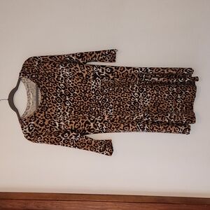 Boston Proper Animal Print Dress